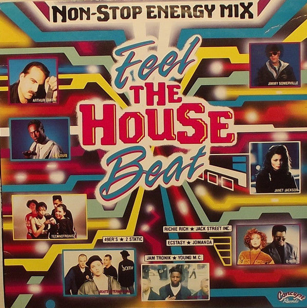 Various : Feel The House Beat (LP, Comp)