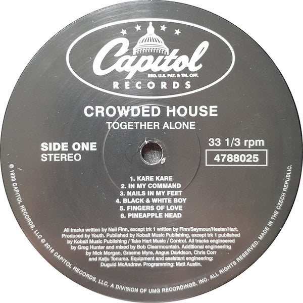 Crowded House : Together Alone (LP, Album, RE, 180)