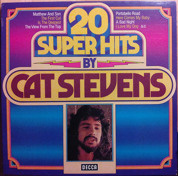 Cat Stevens : 20 Super Hits By Cat Stevens (LP, Comp)