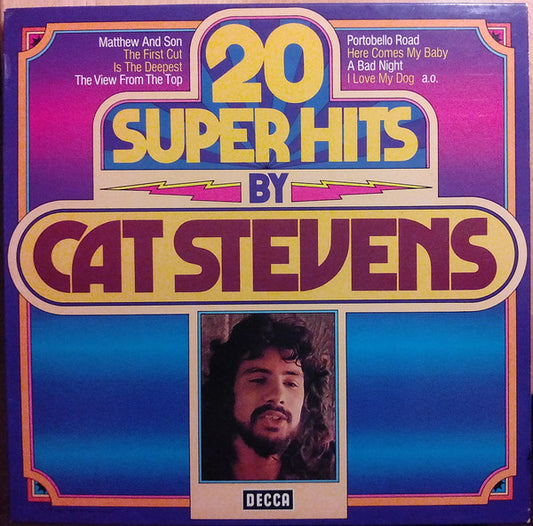 Cat Stevens : 20 Super Hits By Cat Stevens (LP, Comp)