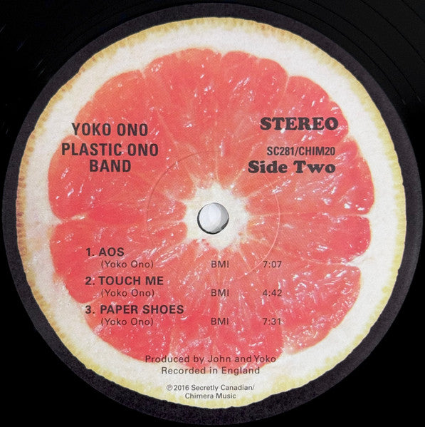 Yoko Ono / The Plastic Ono Band : Plastic Ono Band (LP, Album, RE)