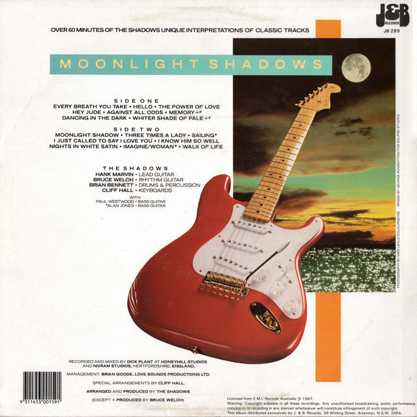 The Shadows : Moonlight Shadows (LP, Album)