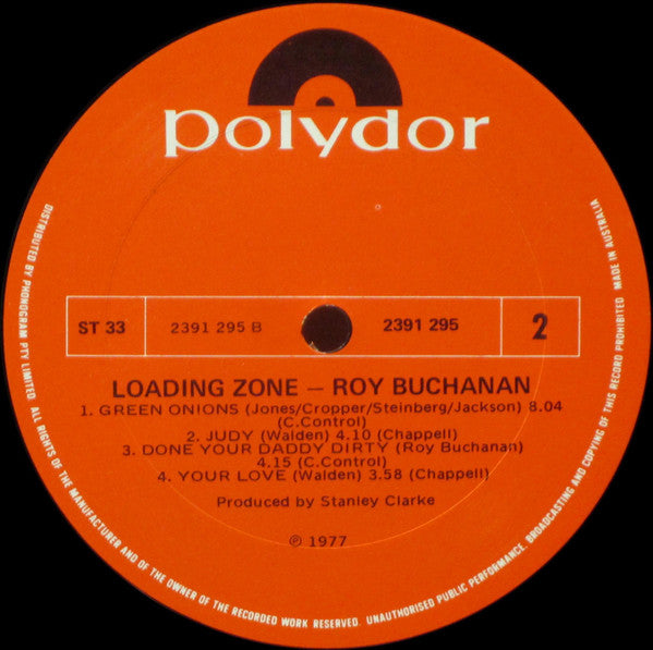 Roy Buchanan : Loading Zone (LP, Album)