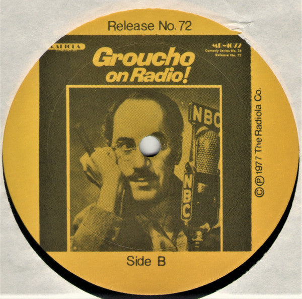 Groucho Marx : Groucho On Radio! (LP, Album, Comp)
