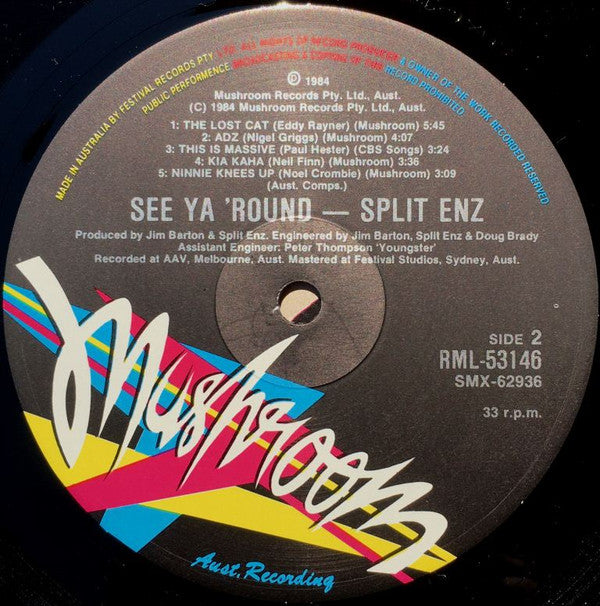 Split Enz : See Ya 'Round (LP, Album)