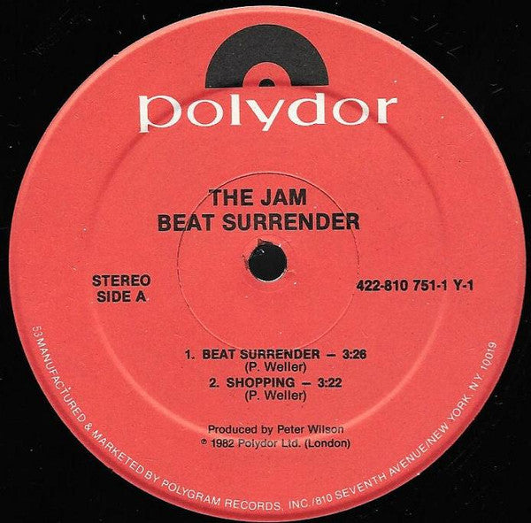 The Jam : Beat Surrender (12", EP, 53 )