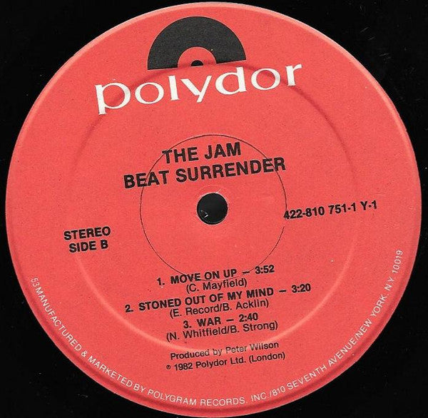 The Jam : Beat Surrender (12", EP, 53 )