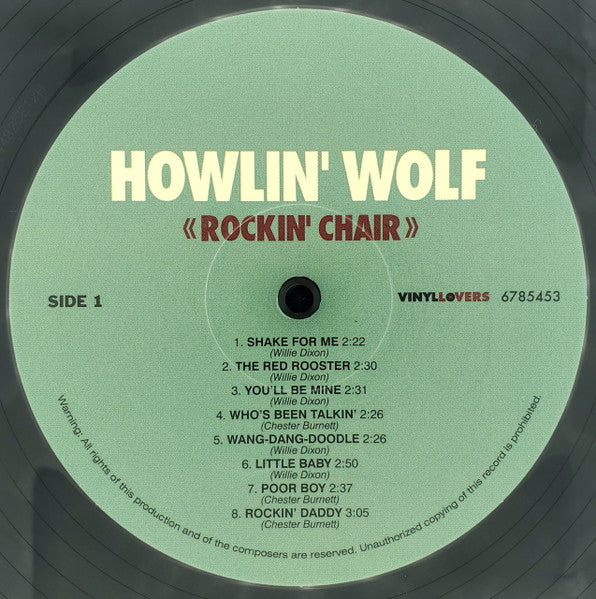 Howlin' Wolf : Rockin' Chair (LP, Album, Ltd, RE, 180)