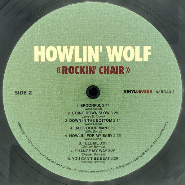 Howlin' Wolf : Rockin' Chair (LP, Album, Ltd, RE, 180)