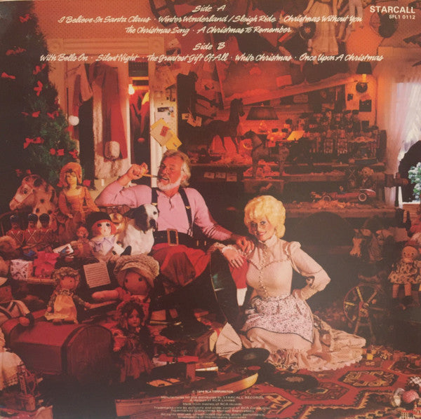 Kenny* & Dolly* : Once Upon A Christmas (LP, Album)