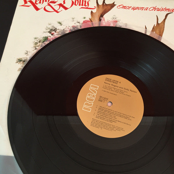 Kenny* & Dolly* : Once Upon A Christmas (LP, Album)