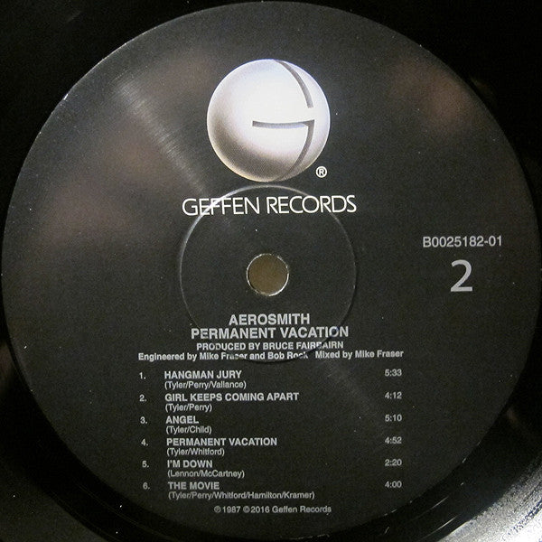 Aerosmith : Permanent Vacation (LP, Album, RE, 180)