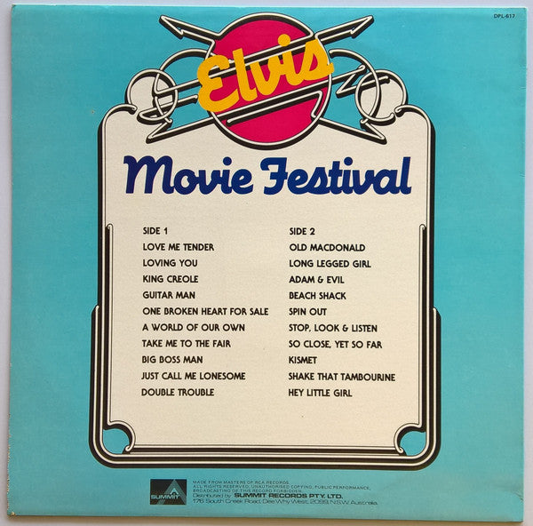 Elvis Presley : Movie Festival (LP, Comp)
