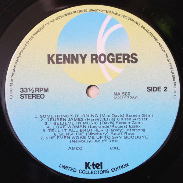 Kenny Rogers : The Kenny Rogers Story  (LP, Comp, Ltd)