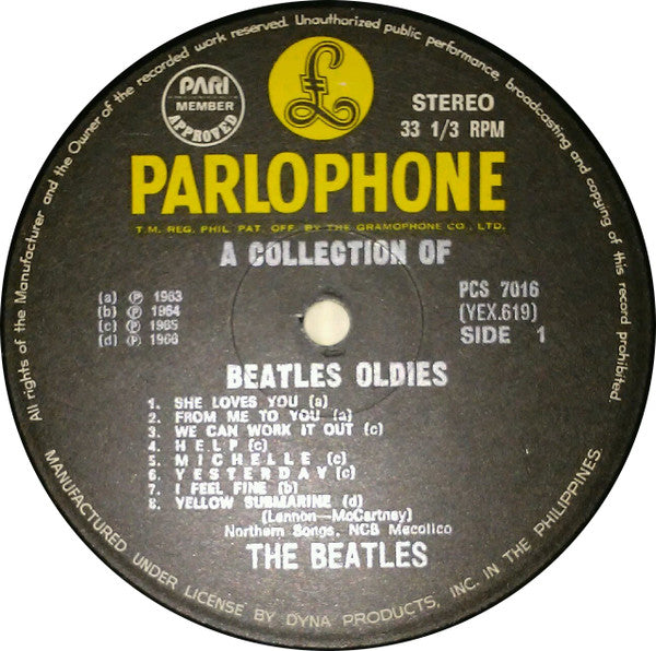 The Beatles : A Collection Of Beatles Oldies (LP, Comp, RP)