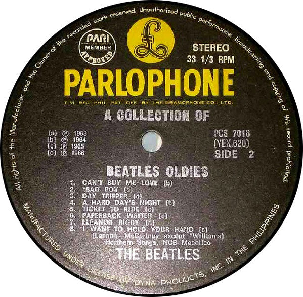 The Beatles : A Collection Of Beatles Oldies (LP, Comp, RP)