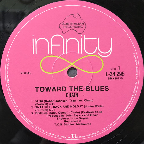 Chain (4) : Toward The Blues (LP, Album, RP, Gat)