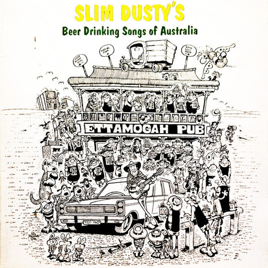 Slim Dusty : Beer Drinking Songs Of Australia (LP, Promo)