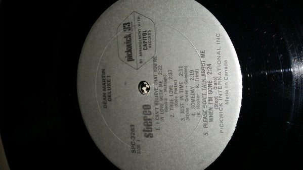 Dean Martin : Deluxe (LP, Album)