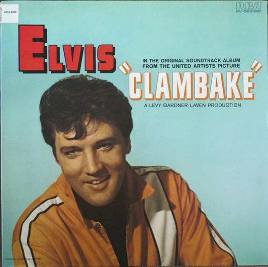 Elvis* : Clambake (LP, Album, RE, Tan)