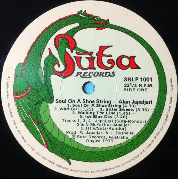 Alan Japaljari : Soul On A Shoe String (LP)