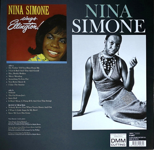 Nina Simone : Nina Simone Sings Duke Ellington (LP, Album, RE, RM)