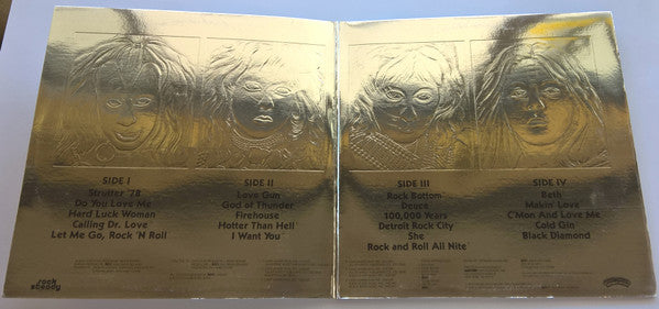 Kiss : Double Platinum (2xLP, Album, Comp)