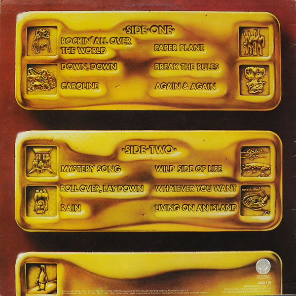 Status Quo : 12 Gold Bars (LP, Comp)