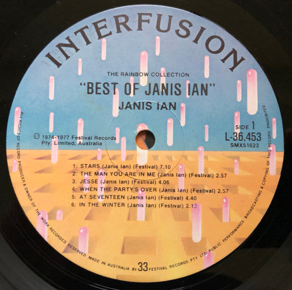 Janis Ian : Best Of Janis Ian (LP, Comp)