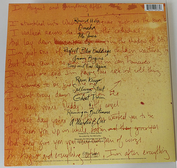 Counting Crows : August And Everything After (2xLP, Album, RE)
