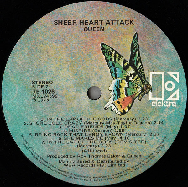 Queen : Sheer Heart Attack (LP, Album)