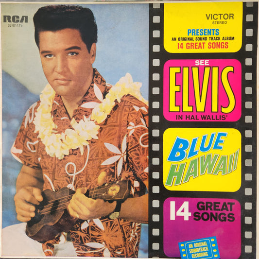 Elvis Presley : Blue Hawaii (LP, Album, RE, Ora)