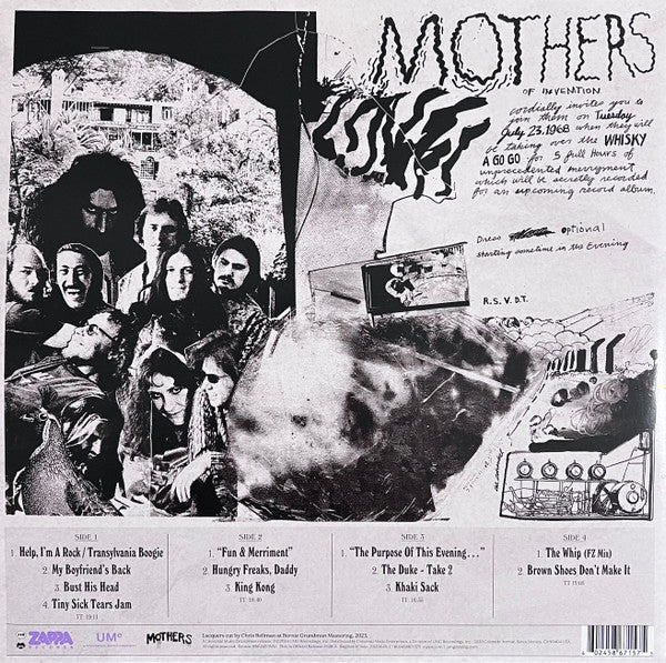 Frank Zappa & The Mothers - Whisky A Go Go, 1968: Highlights (2xLP, Album, 180)