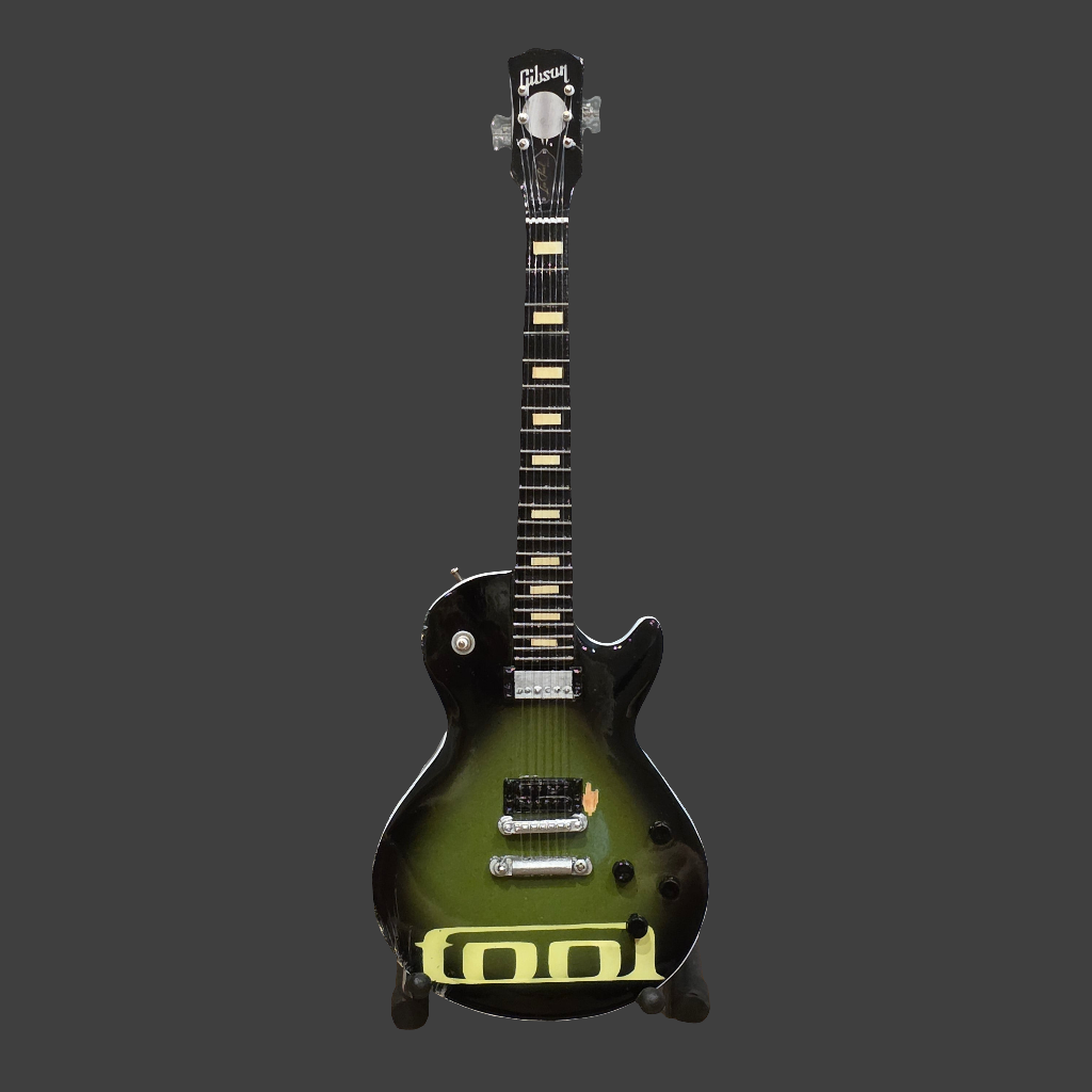 Miniature Guitar - TOOL Gibson Les Paul Roadworn - Model Guitar Inc Stand