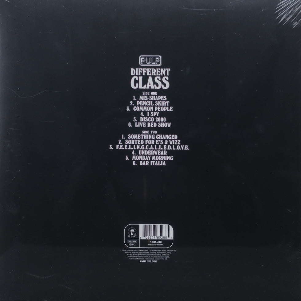 Pulp Vinal PULP 'Different Class' Vinyl LP – Harbourside Records