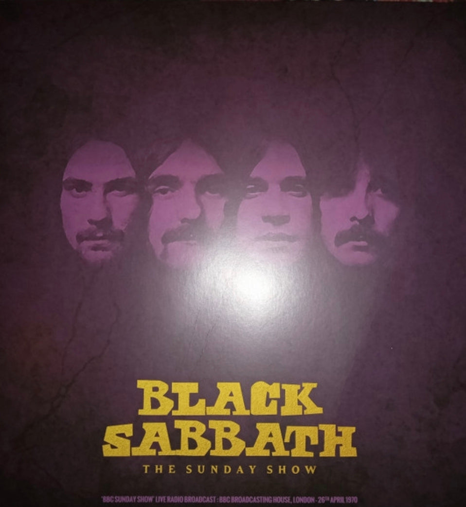 BLACK SABBATH - THE SUNDAY SHOW LIVE 1970 BBC SUNDAY VINYL RECORD YELLOW