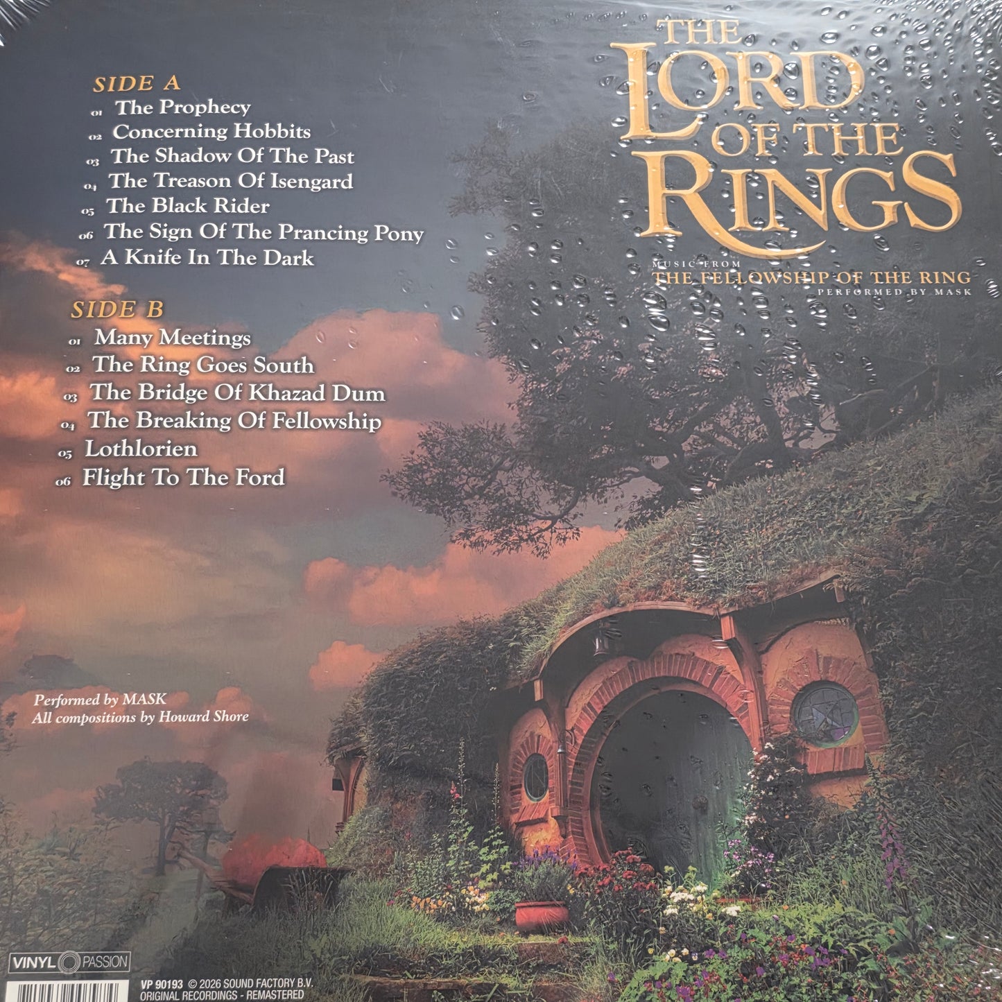 The Lord Of The Rings - Fellowship of the Ring Vinyl Record