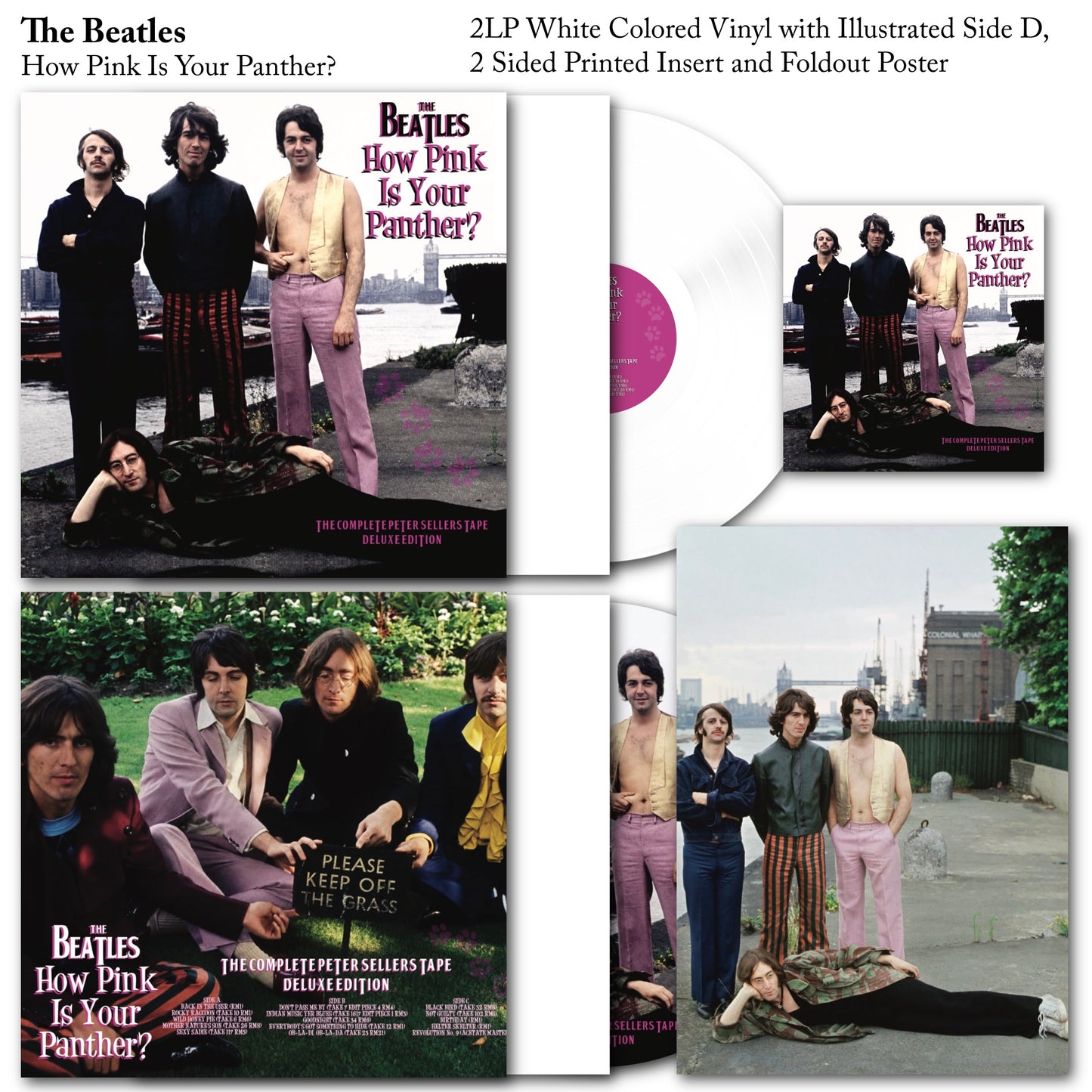 The Beatles - How Pink Is Your Panther 2LP Vinyl Record The Complete Sellers Tapes DELUXE EDITION PICTURE DISC SIDE 4