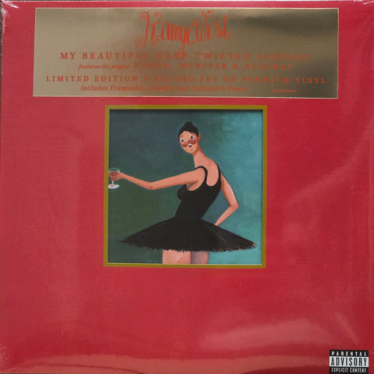 Kanye West - My Beautiful Dark Twisted Fantasy (3xLP, Album, Ltd, RE) Vinyl Record / LP