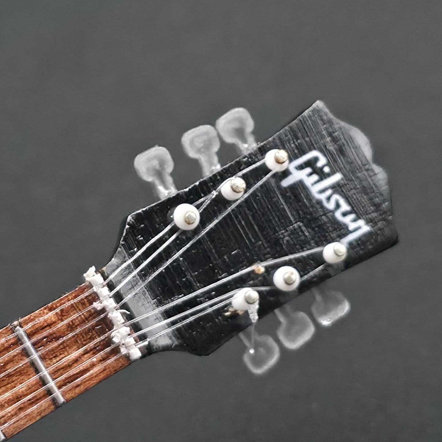 Miniature Guitar - AC/DC Dirty Deeds ACDC Gibson SG - Model Guitar Inc Stand