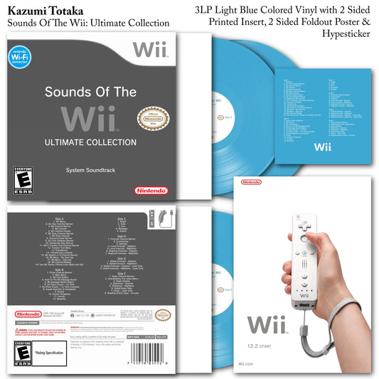 Kazumi Totaka - Sounds Of The Wii - Nintendo Wii - Ultimate Collection 3LP Vinyl Record