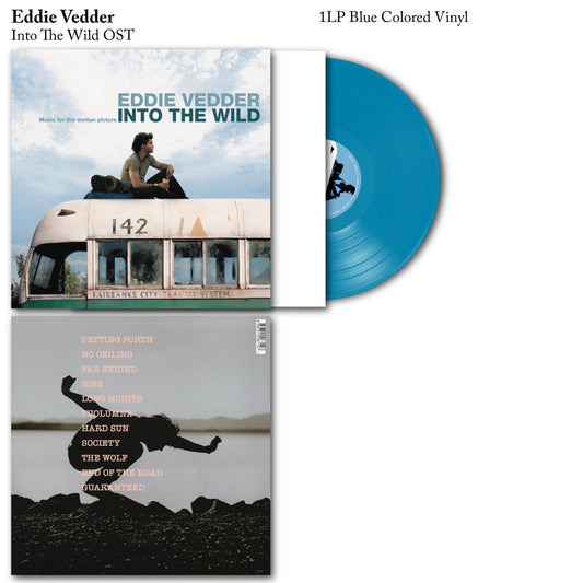 EDDIE VEDDER - INTO THE WILD SOUNDTRACK BLUE "VINYL RECORD" PEARL JAM OST