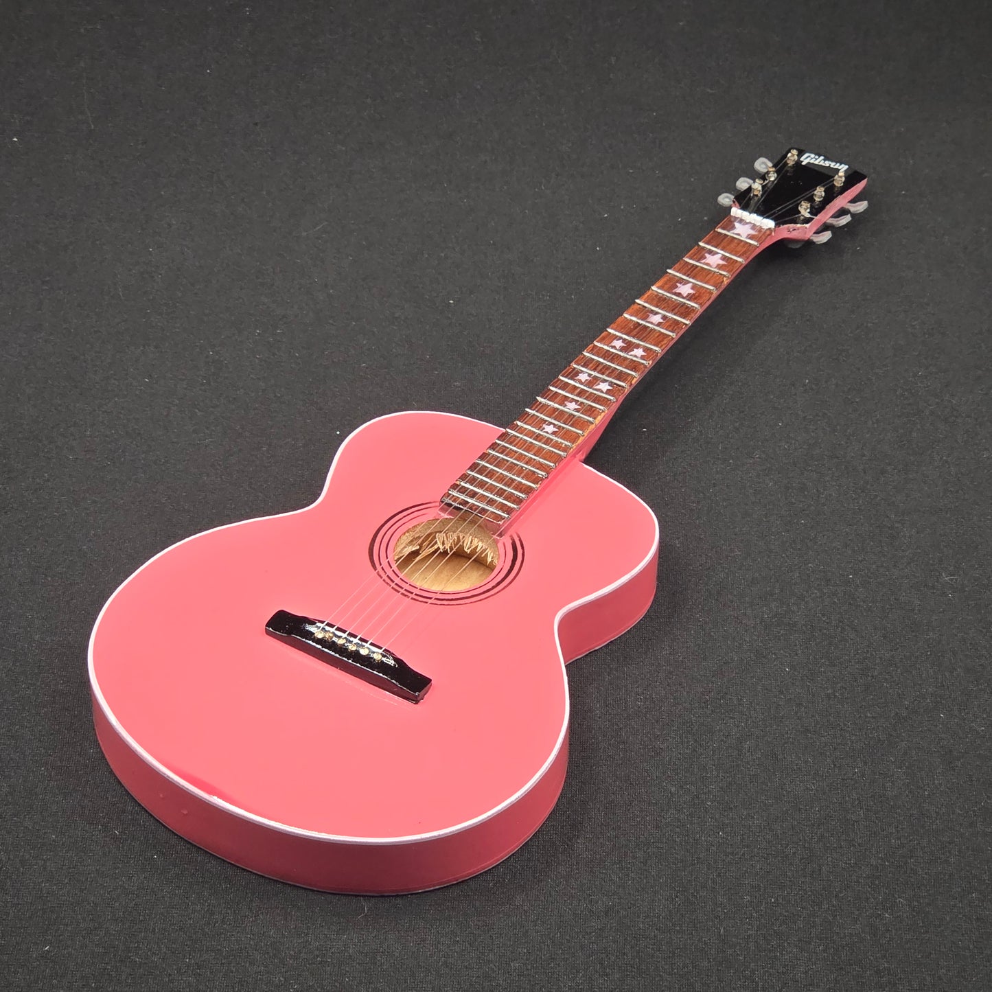 Miniature Guitar - Taylor Swift Eras Tour - Lover Pink Gibson - Model Guitar Inc Stand
