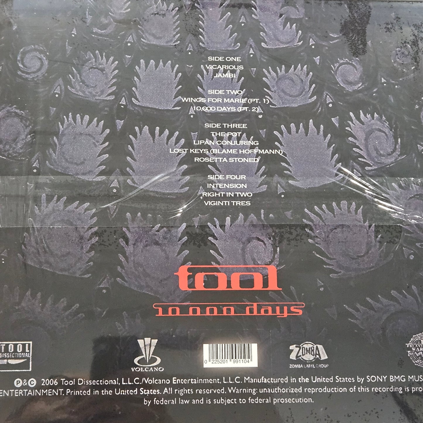 TOOL – 10,000 Days 2LP COLOURED VINYL