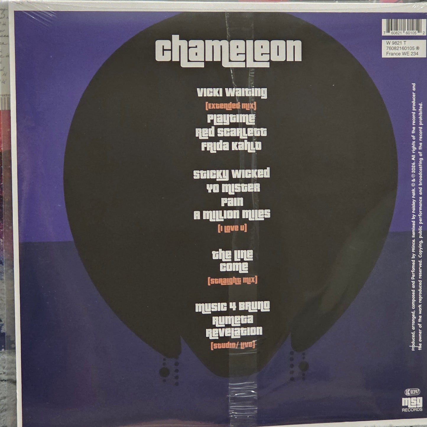 Prince - Chameleon Vol 5 Volume 5 Vinyl Record 2LP