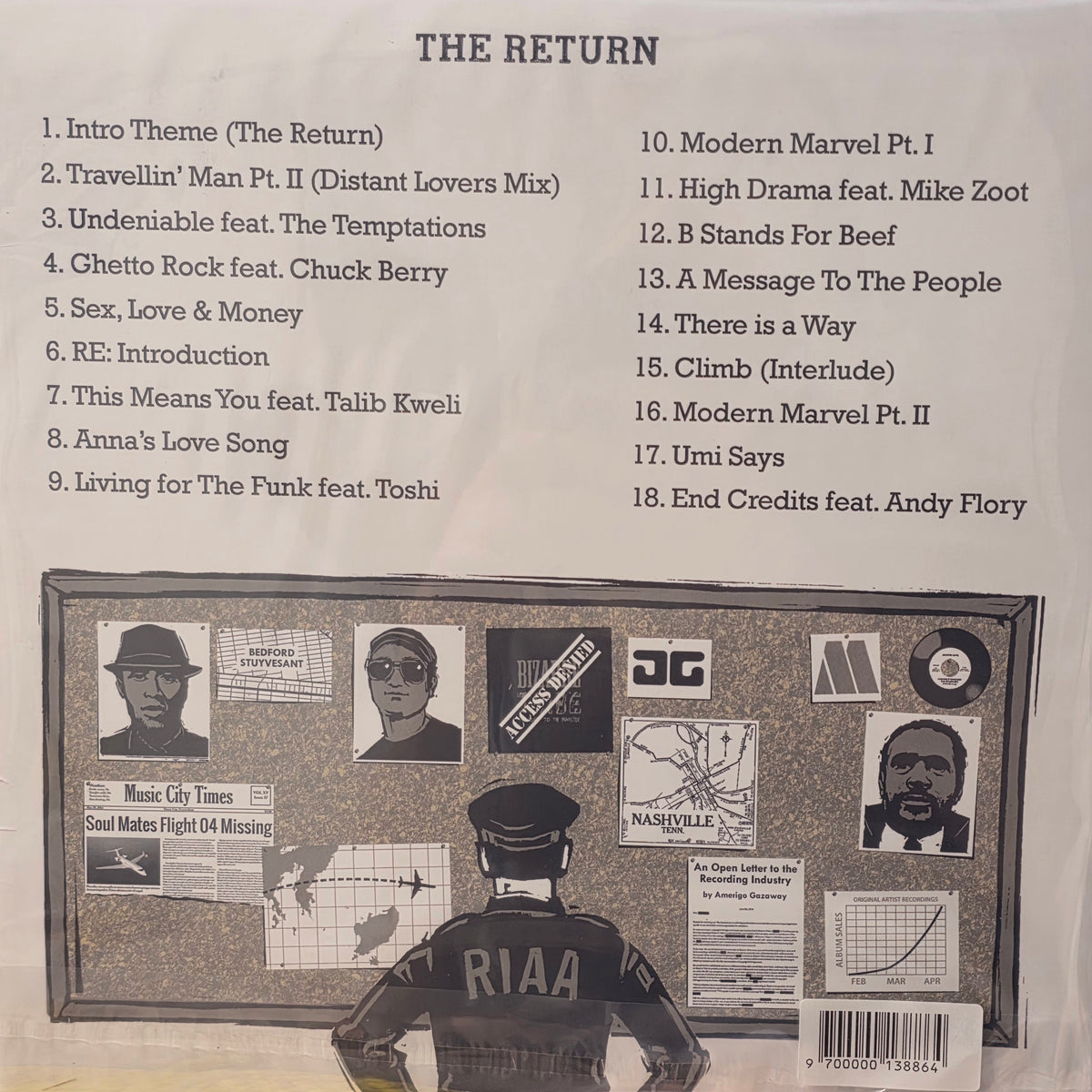 MOS DEF YASIIN VS MARVIN GAYE - Yasin Gaye The Return Vinyl Record LP Mixtape Mashup