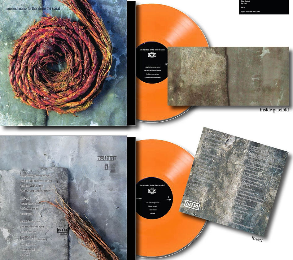 Nine Inch Nails – Further Down The Spiral NIN "2LP COLOURED VINYL RECORD"