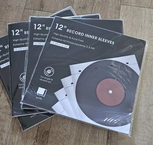 Vinyl Record Inner Sleeves 12" LP Mofi Style Rice Paper Anti Static