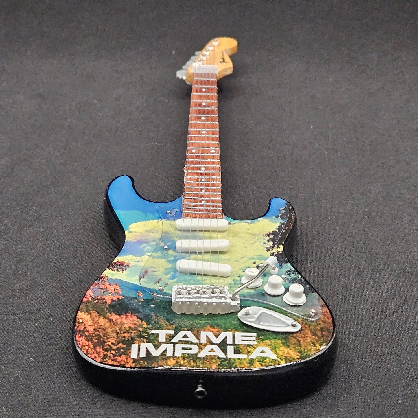 Miniature Guitar - Tame Impala Kevin Parker Fender Stratocaster - Model Guitar Inc Stand