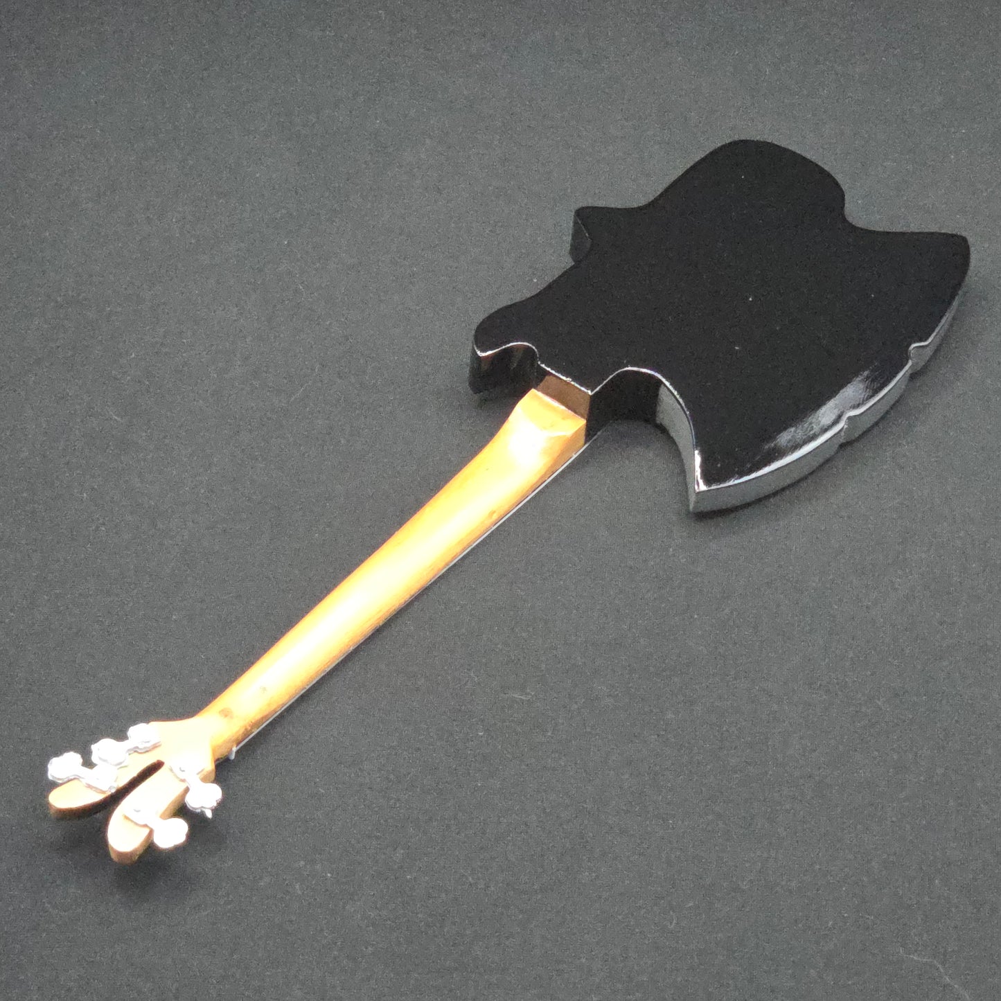 Miniature Guitar - Gene Simmons Kiss Axe Bass - Model Guitar Inc Stand